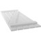 Ekena Millwork Americraft 5-Board (2 Batten) Wood Spaced Board-n-Batten Shutters w/ Z-Bar, ARW102SB519X36WHH, PR ARW102SB519X36WHH - alternate 2